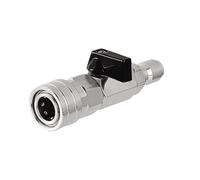 Ujjdwiurgh Kit de válvula de bola para lavadora de alta presión con enchufe de conexión rápida de 1/4 pulgadas para manguera de bomba de lavado de coche, ajuste rápido