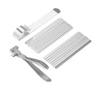 Ujjdwiurgh Kit para Doblar Pulseras de Metal Que Incluye 16 Espacios en para Pulseras de Aluminio, Herramientas para Doblar y Alicates, Kit para Hacer Joyas de Metal DIY