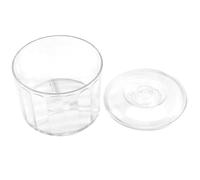 Ujjdwiurgh KT-130 - Cubo magnético transparente para pulir, tambor de máquina pulidora, tambor o accesorio