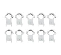 Ujjdwiurgh KU - Abrazadera de cabeza de alta frecuencia LNB para antena parabólica, soporte de plástico de 20 mm para múltiples tamaños de platos (10 unidades)