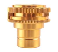 Ujjdwiurgh La Rosca del Cilindro de Soda Convierte el Adaptador Match Cube Tank Hembra Duo/Art/una Macho Tr21-4 Dorado