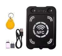 Ujjdwiurgh Lector de Tarjetas con Chip Inteligente RFID, Fotocopiadora y CUID, Lector de Claves de Cifrado NFC, IC, Duplicador de Token RFID de 13,56 MHz