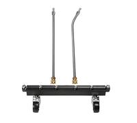 Ujjdwiurgh Limpiador a presión para debajo del carro, accesorio de lavadora eléctrica para limpieza de chasis de coche, equipado con 6 boquillas de ventilador para parte inferior del coche