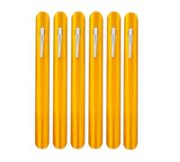 Ujjdwiurgh Limpiador de migas de acero para restaurante, 6 unidades, color dorado