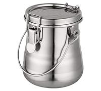 Ujjdwiurgh Limpiador hermético de pinceles de acero inoxidable para pintar (mediano)