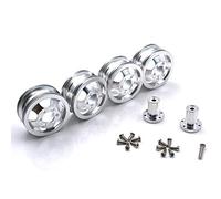 Ujjdwiurgh Llanta de cubo de rueda a prueba de golpes para camión RC B1 B16 B24 B36 C14 C24 1/16 con tornillo