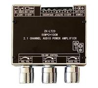 Ujjdwiurgh -LT23 5.1 Placa Amplificadora de Potencia Bluetooth 50W Placa Amplificadora de 2.1 Canales con ProteccióN Cortocircuitos para Caja de Sonido