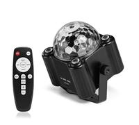 Ujjdwiurgh Luces de Fiesta Disco Bola de Discoteca LED UV Frecuencia de Sonido EstroboscóPico Efecto de Escenario Boda Festival de Navidad Luces de Fiesta