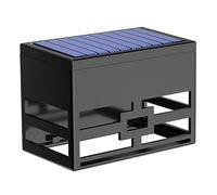 Ujjdwiurgh Luces Solares de Pared Luces para Vallas Exteriores Luces LED Solares Impermeables para Escaleras Luces Exteriores para Patio Luz