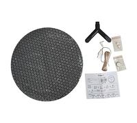 Ujjdwiurgh Luz Ambiental Reloj MultifuncióN de Pantalla Grande de 12 Pulgadas Reloj de Pared de Sala de Estar Simple Reloj de Pared LED, Verde