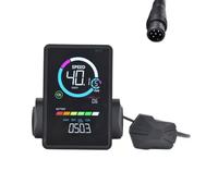 Ujjdwiurgh M7C-2 - Medidor de pantalla LCD para bicicleta eléctrica, 24 V, 36 V, 48 V, 60 V, panel LCD con USB UART para bicicleta eléctrica de montaña, accesorios de repuesto de 6 pines