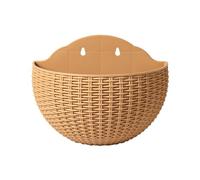 Ujjdwiurgh Macetas para Colgar en la Pared, Macetas para Colgar en Barandillas para Balcones Cercados, Soportes para Plantas en Ventanas, Macetas (Caqui)