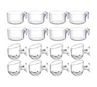 Ujjdwiurgh Macetero acrílico transparente para plantas acuáticas, kit de decoración de acuario, 2 formas