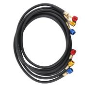 Ujjdwiurgh Manguera de refrigerante de aire acondicionado de 4.92 pies, manguera de colector HVAC para sistemas R134A R410A R22 R502