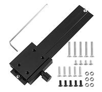 Ujjdwiurgh Marco de montaje de módulo ajustable CNC, juego de cabezales para enfoque de cabeza para piezas de dispositivo de máquina, metal negro