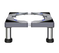 Ujjdwiurgh Marco general de base de lavadora, soporte fijo de acero inoxidable para lavadora, soporte para refrigerador