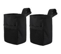 Ujjdwiurgh Mascota Perro Adiestramiento Snacks Cebo Bolsa para Mascotas Bolsa de Entrenamiento de Obediencia Bolsa de Comida Snack Recompensa Bolsa W-Aist Negro