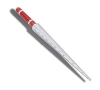 Ujjdwiurgh Medidor cónico de soldadura cónico, medidor de soldadura, medidor cónico, regla de profundidad, herramienta de medición de agujeros espaciales, 3-15 mm