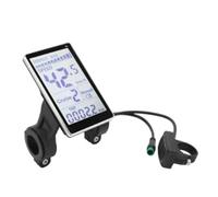 Ujjdwiurgh Medidor LCD para bicicleta eléctrica, 5 pines, 24 V, 48 V, universal, para scooter, M5, pantalla LCD