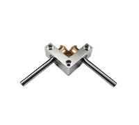 Ujjdwiurgh Micro dirección - Conmutador en ángulo recto Mecanismo de dirección de 90 grados, engranaje cónico de transmisión 1:1 (eje de 4 mm a 4 mm) A