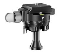 Ujjdwiurgh Mini cabeza de bola panorámica, cámara réflex fotográfica, aleación de aluminio, esférica, panorámica, mini inclinación con placa de liberación rápida, fácil de usar