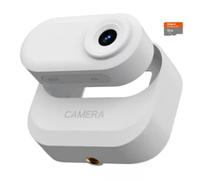 Ujjdwiurgh Mini cámara de acción HD 1080P impermeable, pequeña cámara deportiva de estabilización para Vlog Mini Pet Anywhere cámara con tarjeta
