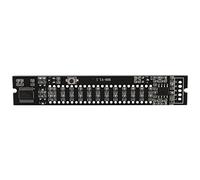 Ujjdwiurgh Mini Dual Indicador de 12 Niveles Medidor VU Tablero Amplificador EstéReo Tablero de Velocidad de Luz Ajustable