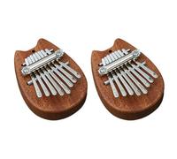 Ujjdwiurgh Mini Kalimba Mini Piano de Pulgar Instrumento de Piano de Dedo Portátil para Principiantes de 8 Tonos B