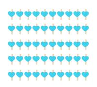 Ujjdwiurgh Mini pinza de madera para ropa, con diseño de corazón, para decoración del hogar, boda, papelería