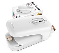Ujjdwiurgh Mini Sellador de Bolsas con Chips, Cortador Sellador Al VacíO por de Mano, MáQuina Reselladora PortáTil para Bocadillos, Bolsas Frescas de PláStico y Galletas C