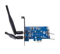Ujjdwiurgh Módulo WiFi Mini PCI-e Express A PCI-e 1x Tarjeta Adaptadora 3g/4g A Placa de Desarrollo PCI-e 2 Antenas