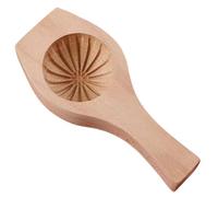 Ujjdwiurgh Molde de madera tallado a mano para moño, molde de moño relleno al vapor, bollo relleno al vapor, herramientas para hacer suma