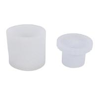 Ujjdwiurgh Moldes de caja de resina con tapas, molde de silicona para tarro 3D, molde de caja de almacenamiento de baratijas para decoración del hogar