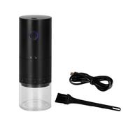 Ujjdwiurgh Molinillo de Café EléCtrico con Ajuste Externo Molinillo de Café USB Molinillo de Café AutomáTico en Grano para Oficina 1500MAh,B