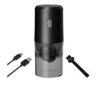 Ujjdwiurgh Molinillo de Café EléCtrico Molinillo de Granos EléCtrico MáQuina de Café Molinillo PortáTil Recargable para el Hogar Herramienta de Cocina (Negro)