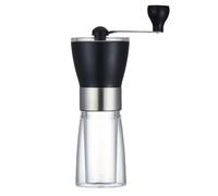 Ujjdwiurgh Molinillo de Café Manual, de Granos PortáTil Manual, Manejar de Acero Inoxidable, Conjunto de Rebabas de CeráMica Ajustable para Viajes