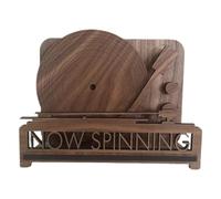 Ujjdwiurgh Now Soporte para áLbum Soporte de ColeccióN de áLbum de MúSica Multifuncional para NiñOs, MarróN