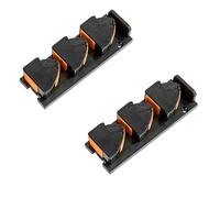 Ujjdwiurgh Organizador de almacenamiento para caña de pescar, soporte de pared para garaje, soporte vertical para caña de pescar, color naranja