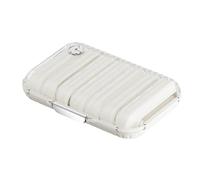 Ujjdwiurgh Organizador de Pastillas de Viaje con Soporte para Medicamentos, Pastillero PortáTil con 21 Compartimentos, Pastillero Diario para Guardar Vitaminas