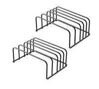 Ujjdwiurgh Organizador de tabla de cortar, [2 unidades] Soporte para tabla de cortar, para hornear galletas, bandejas de refrigeración