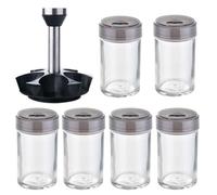 Ujjdwiurgh Organizador Giratorio para con 6 Frascos, Organizador Giratorio para y Hierbas para Encimera (No Incluidas)