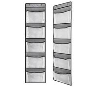 Ujjdwiurgh Organizador sobre la Puerta con 5 Bolsillos, Armario Colgante Plegable, ArtíCulos Esenciales para Almacenamiento, ArtíCulos, Almacenamiento de Animales de Peluche