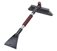 Ujjdwiurgh Pala de nieve 2 en 1 multifuncional para parabrisas de coche, 2 en 1, herramienta de limpieza automática para parabrisas delantero de coche