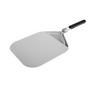 Ujjdwiurgh Pala de pizza plegable de aluminio para piedra de pizza, pala de pizza profesional para uso doméstico para hornear pizza y pasteles en horno y parrilla