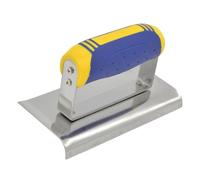 Ujjdwiurgh Paleta de esquina de acero inoxidable para enlucido con agarre cómodo para trabajos de acabado de esquina