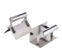 Ujjdwiurgh Paleta de esquina de acero para paneles de yeso, para moldear esquinas, masilla, raspador, acabado de cemento, construcción