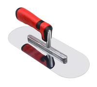 Ujjdwiurgh Paleta plana de acero inoxidable para acabado de hormigón, herramienta de construcción de mampostería de cemento, yeso, yeso, mampostería