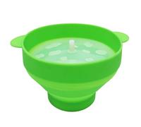Ujjdwiurgh Palomitas de MaíZ para Microondas, Cocina Plegable de Silicona, Herramientas FáCiles, Cubo para Hacer Palomitas de MaíZ con Tapa, Verde