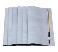 Ujjdwiurgh Paño de escritura para practicar dibujo en agua, papel de caligrafía china reutilizable tradicional para estudiantes principiantes