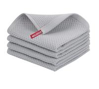Ujjdwiurgh PañOs de Cocina 100% AlgodóN con Tejido Tipo Gofre, PañOs de Cocina Ultrasuaves y Absorbentes de Secado RáPido, Color Gris